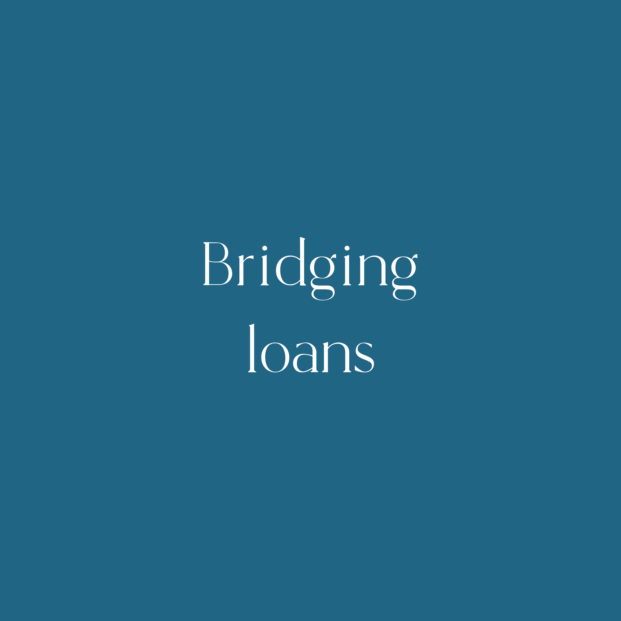 Read a blog post about bridging loans