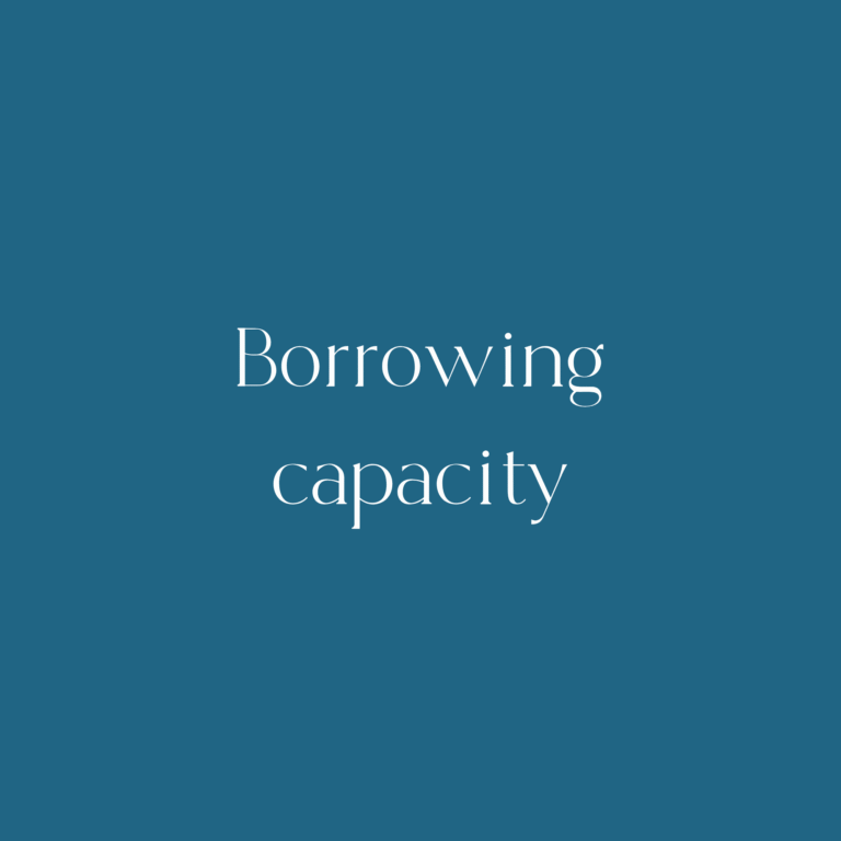 Read a blog post about your borrowing capacity